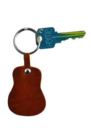 Acoustic Guitar Keychain - Rust AGKEYRS