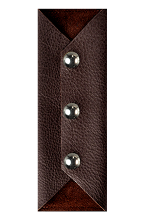 3" Dark Brown Strap Pad