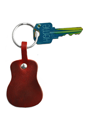 Acoustic Guitar Keychain - Red AGKEYRD