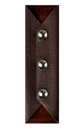 2" Dark Brown Strap Pad