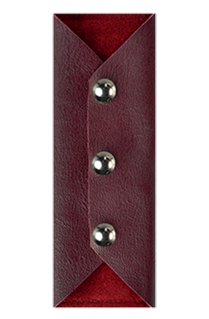 3" Burgundy Strap Pad