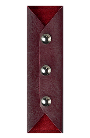 2" Burgundy Strap Pad