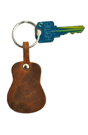 Acoustic Guitar Keychain - Brown AGKEYBR