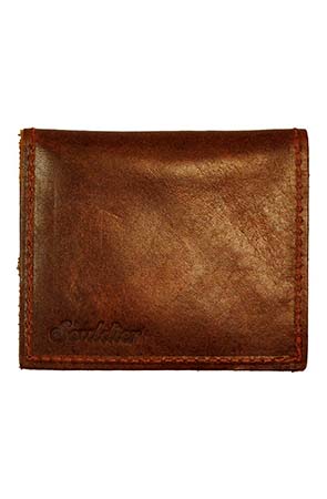 Chestnut Brown Leather Metro Wallet - METROWCB