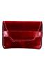 Red Leather Fulton Flap Wallet - LPPFRD