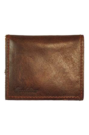 Brown Leather Metro Wallet - METROWBR