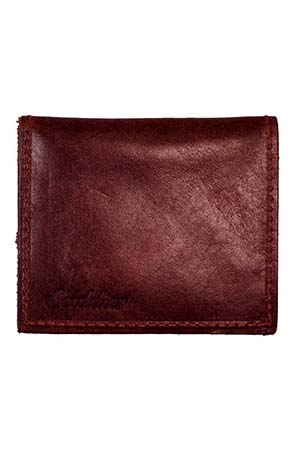 Mahogany Leather Metro Wallet - METROWMH