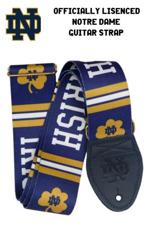 Officially Licensed Notre Dame 'Fighting Irish' Stripe Guitar Strap